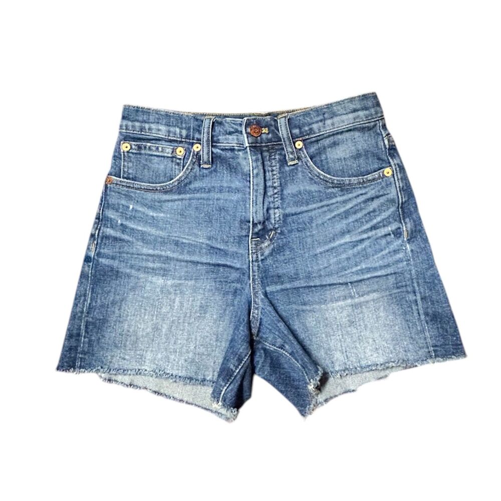 Madewell, Women's Blue Denim High Rise Shorts, Size 24, Used